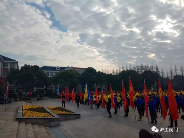 上海滬工閥門廠嘉定區(qū)華亭分區(qū)2017年市民迎春健身跑活動(圖5)