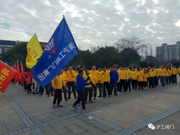 上海滬工閥門廠嘉定區(qū)華亭分區(qū)2017年市民迎春健身跑活動(圖8)