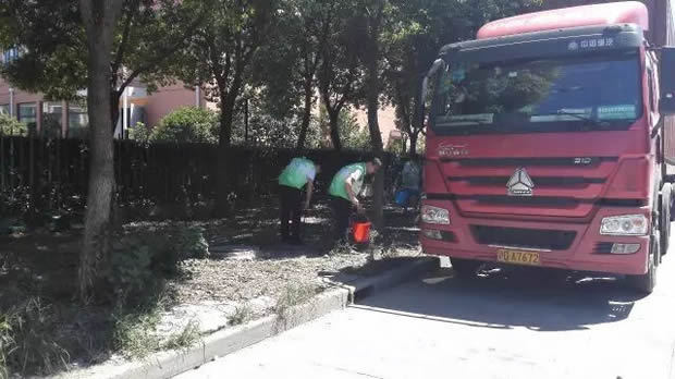 滬工閥門美麗華亭清潔家園志愿者活動(圖1)